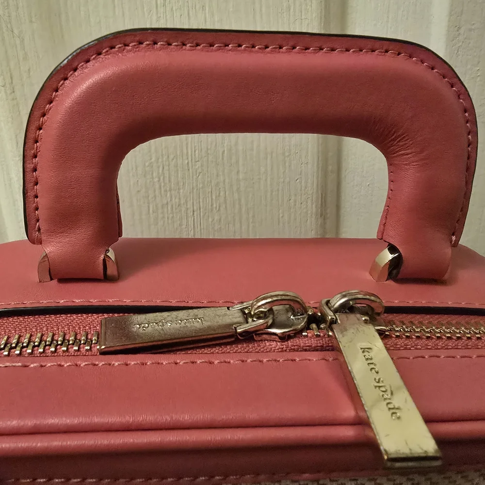 Kate Spade Pink Structured Crossbody (Trunk-Inspired) - Picture 7 of 8